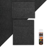 Anthracite Grey Van Carpet Lining, Storage Pouches & Adhesive Glue - Like New