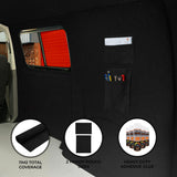 Black Van Carpet Lining, Storage Pouches & Adhesive Glue - Used - Acceptable