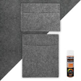 Smoke Grey Van Carpet Lining, Storage Pouches & Adhesive Glue - Like New