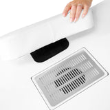 Professional Manicure Table & LED Half Moon Lamp - Like New