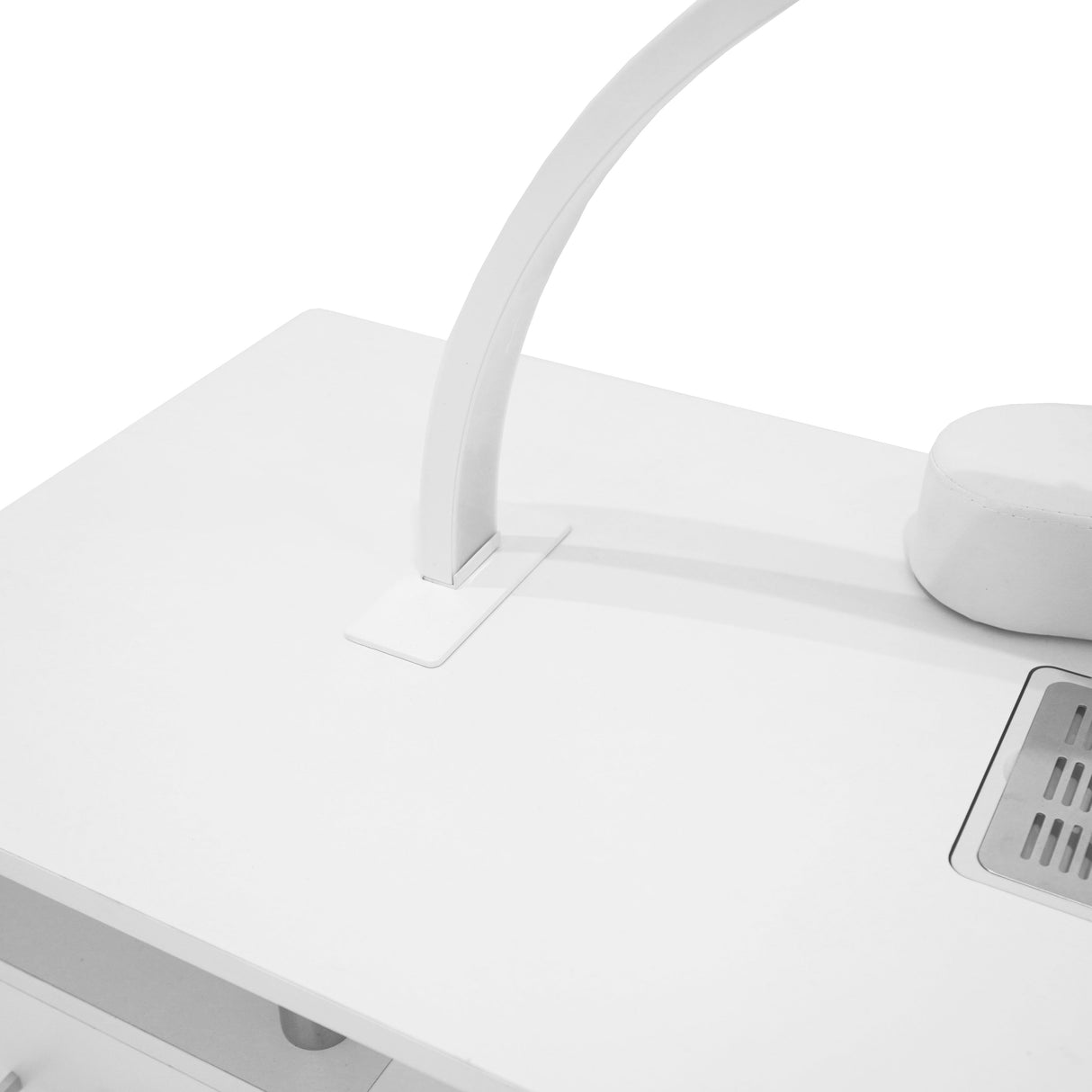 Professional Manicure Table & LED Half Moon Lamp - Used - Acceptable