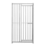 1m Dog Run Panel With Door – 8cm Bar Spacing - Used - Acceptable