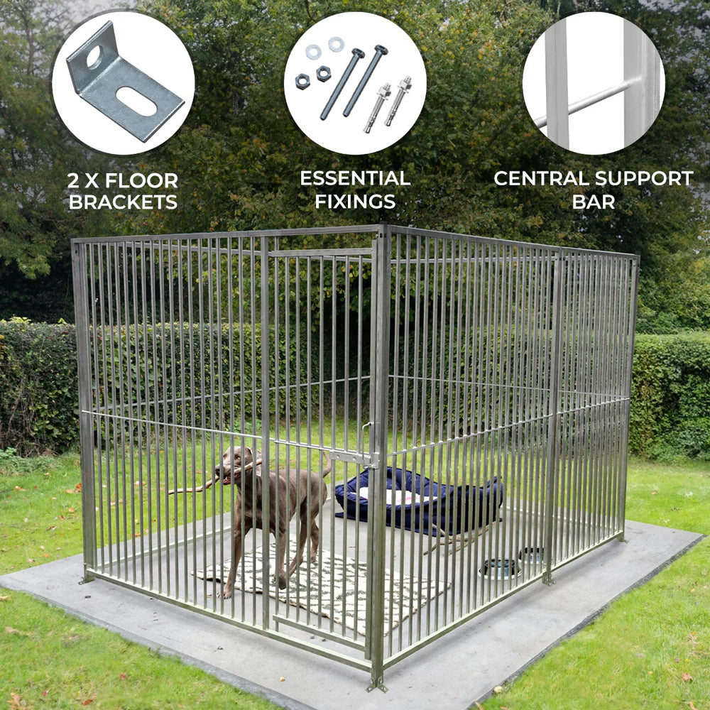 1.5m Dog Run Panel – 8cm Bar Spacing - Like New