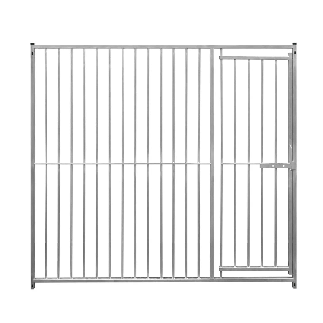 2m Dog Run Panel With Door – 8cm Bar Spacing - Used - Very Good