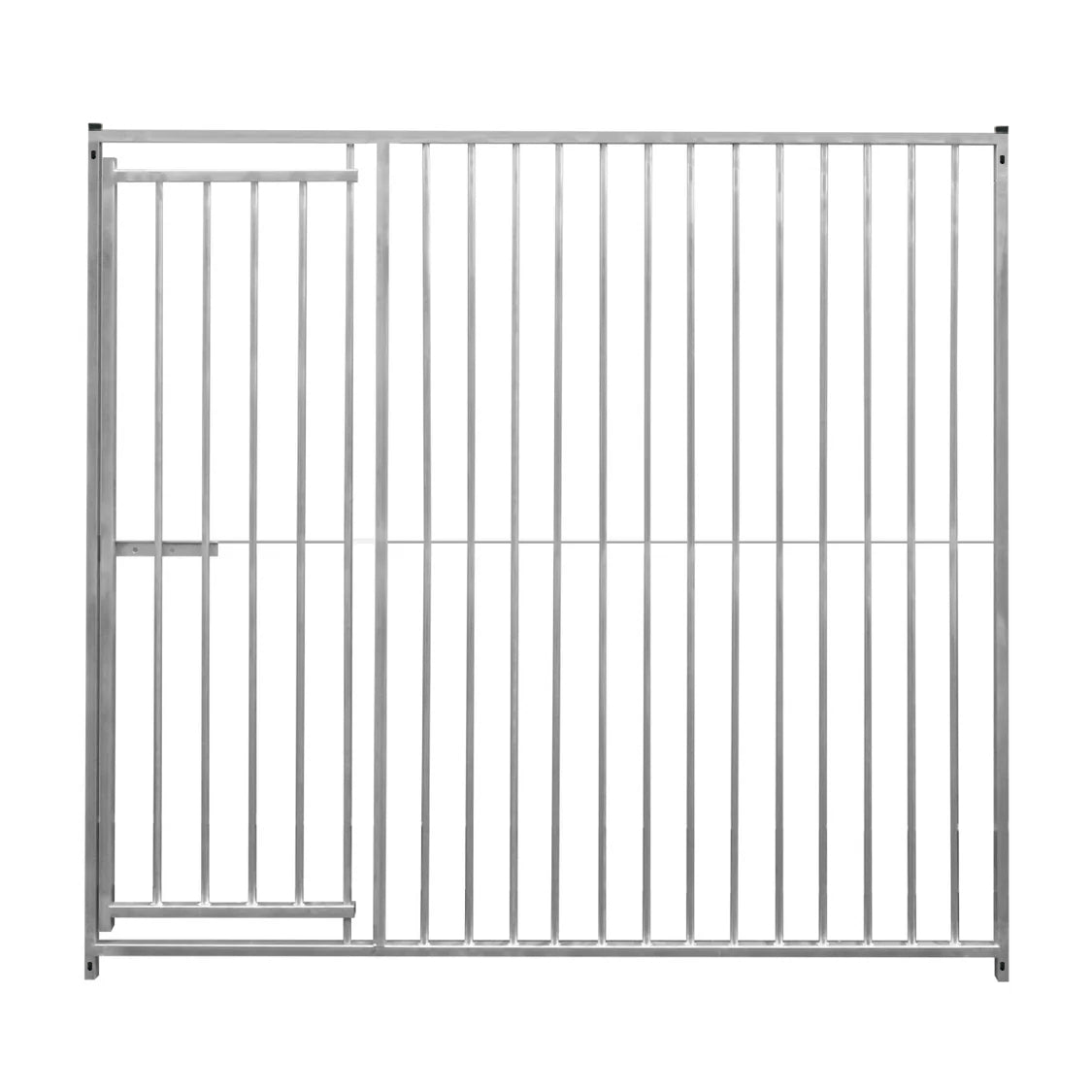 2m Dog Run Panel With Door – 8cm Bar Spacing - Used - Acceptable