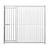 2m Dog Run Panel With Door – 8cm Bar Spacing - Used - Good