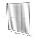1.5m Dog Run Panel – 5cm Bar Spacing - Used - Very Good