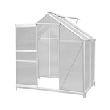 Polycarbonate Greenhouse 6ft x 4ft with Base – Silver - Used - Very Good