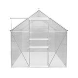 Polycarbonate Greenhouse 6ft x 8ft – Silver - Used - Good