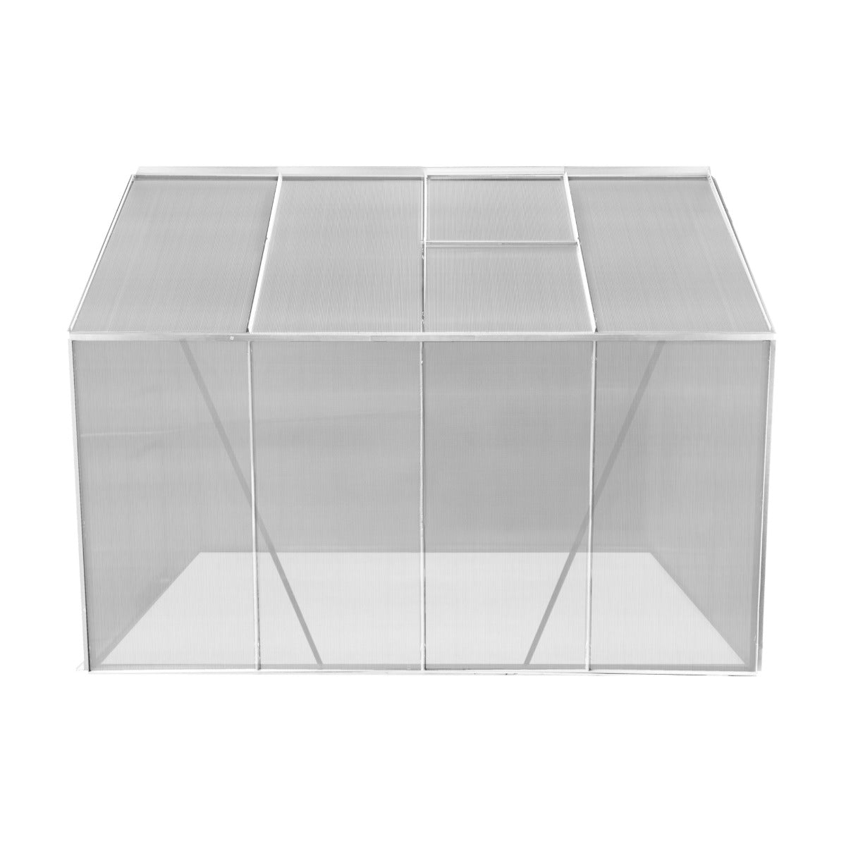 Polycarbonate Greenhouse 6ft x 8ft – Silver - Used - Very Good