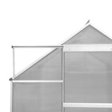 Polycarbonate Greenhouse 6ft x 8ft – Silver - Used - Very Good