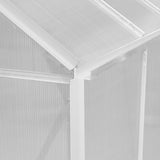 Polycarbonate Greenhouse 6ft x 8ft – Silver - Used - Good