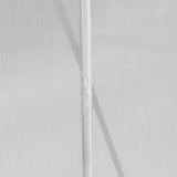 Polycarbonate Greenhouse 6ft x 8ft – Silver - Used - Acceptable
