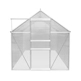 Polycarbonate Greenhouse 6ft x 10ft – Silver - Like New