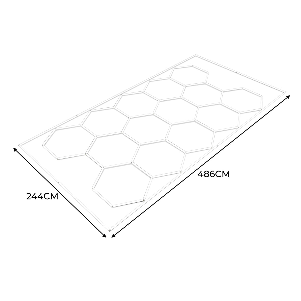 Hexagon LED Lighting - Used - Very Good