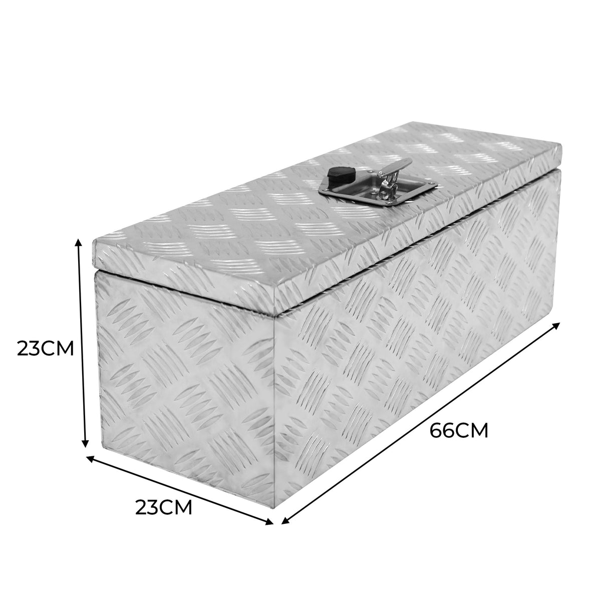 Aluminium Tool Box 35L - Small - Used - Acceptable