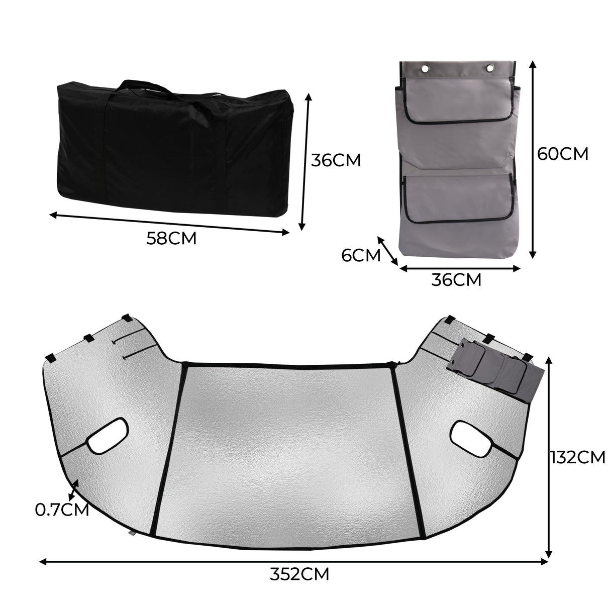 Motorhome Screen Cover - Used - Acceptable