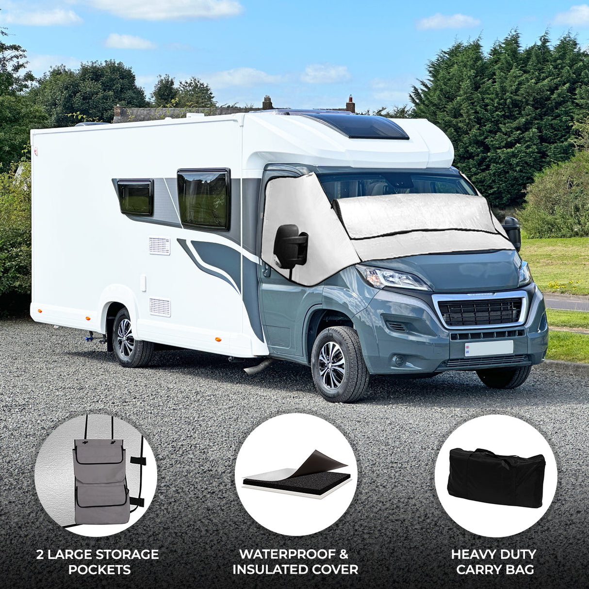 Motorhome Screen Cover - Used - Acceptable