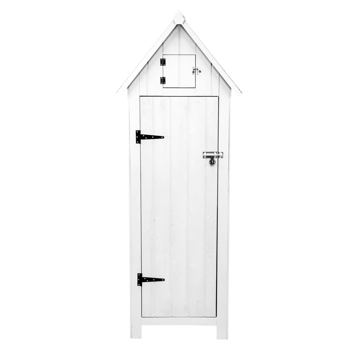 Wooden Garden Shed - White - Like New