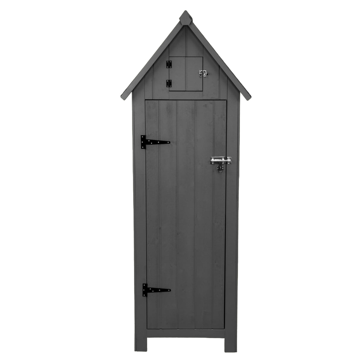Wooden Garden Shed - Dark Grey - Used - Very Good