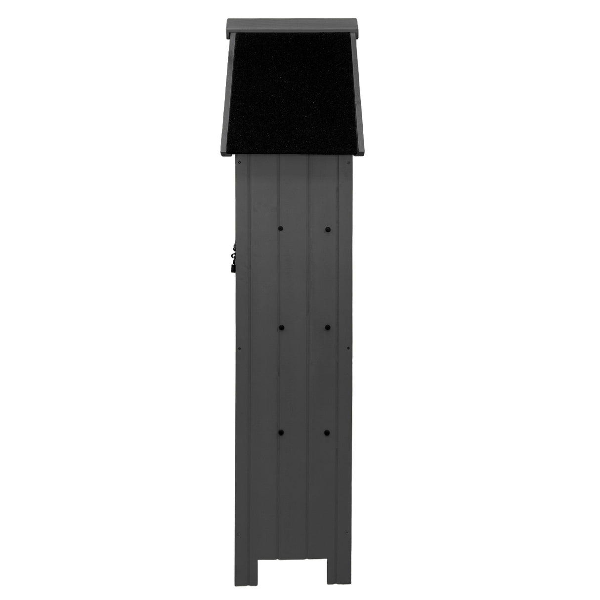 Wooden Garden Shed - Dark Grey - Used - Acceptable