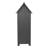 Wooden Garden Shed - Dark Grey - Used - Very Good