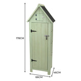 Wooden Garden Shed - Green - Used - Very Good
