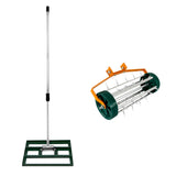 50cm Lawn Leveller & Aerator – Green - Used - Good