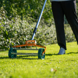 100cm Lawn Leveller & Aerator – Green - Used - Acceptable