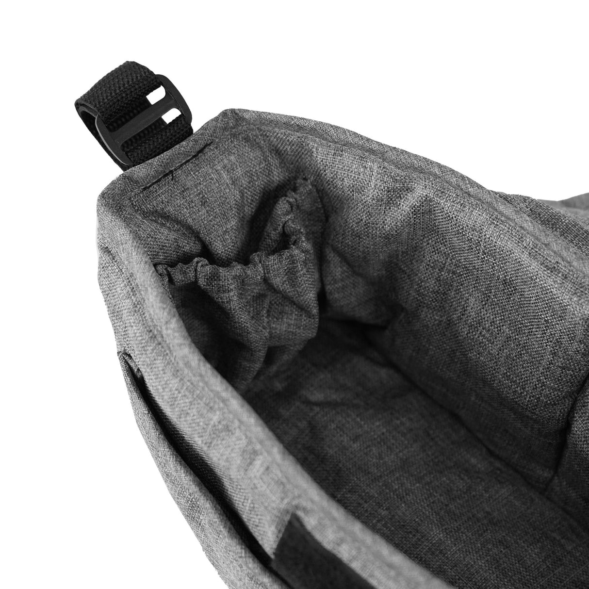 Pet Stroller Caddy Bag - Woven Grey - Used - Acceptable