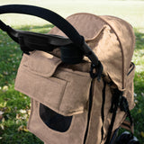Pet Stroller Caddy Bag - Woven Beige - Like New