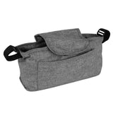 Pet Stroller with Rain Cover & Caddy Bag - Woven Grey - Used - Very Good