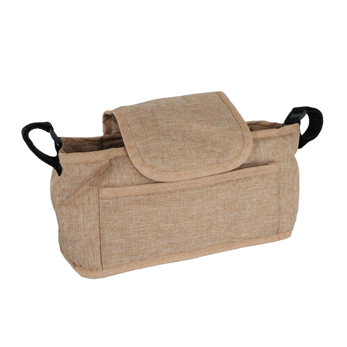 Pet Stroller with Rain Cover & Caddy Bag - Woven Beige - Used - Very Good
