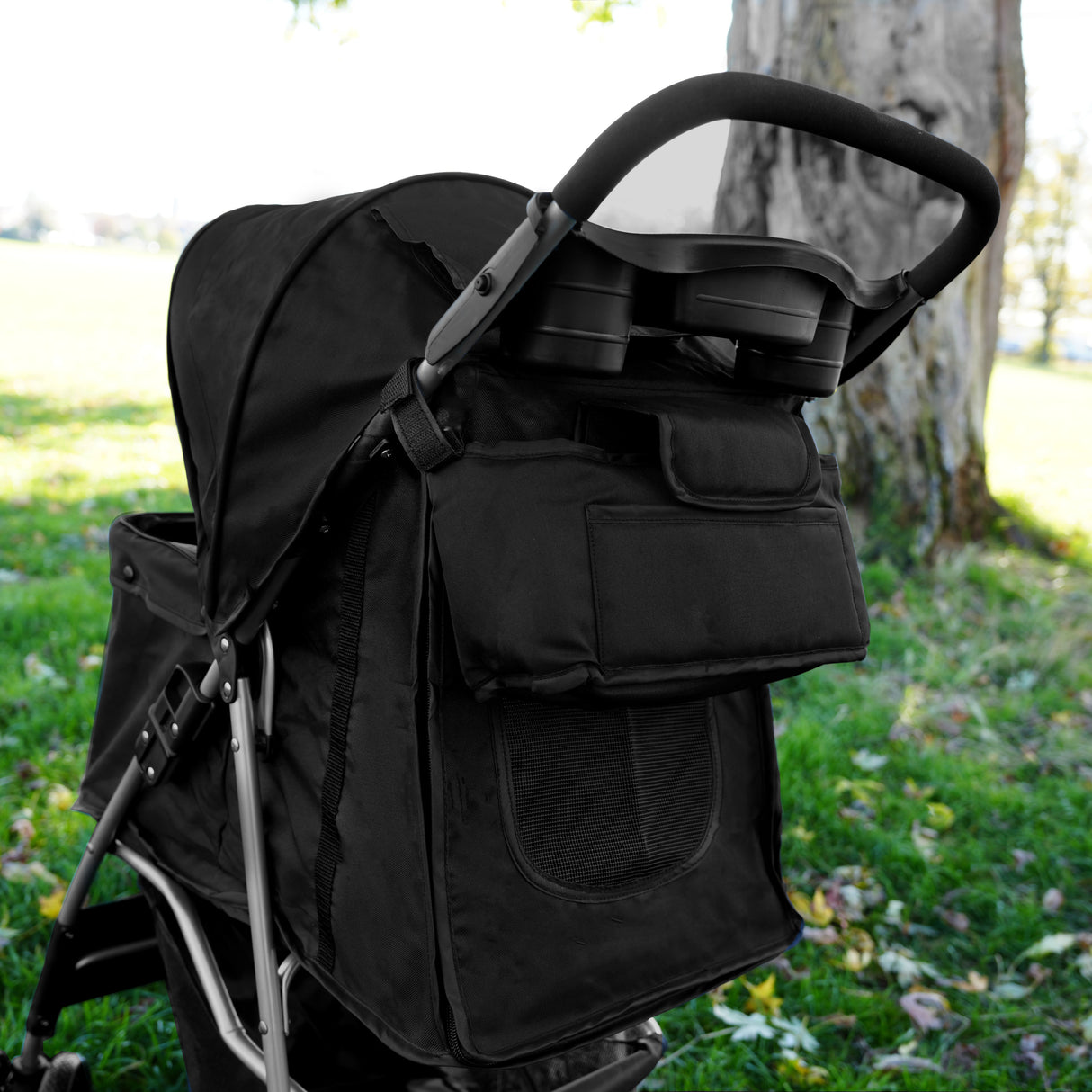Pet Stroller Caddy Bag - Black - Used - Good