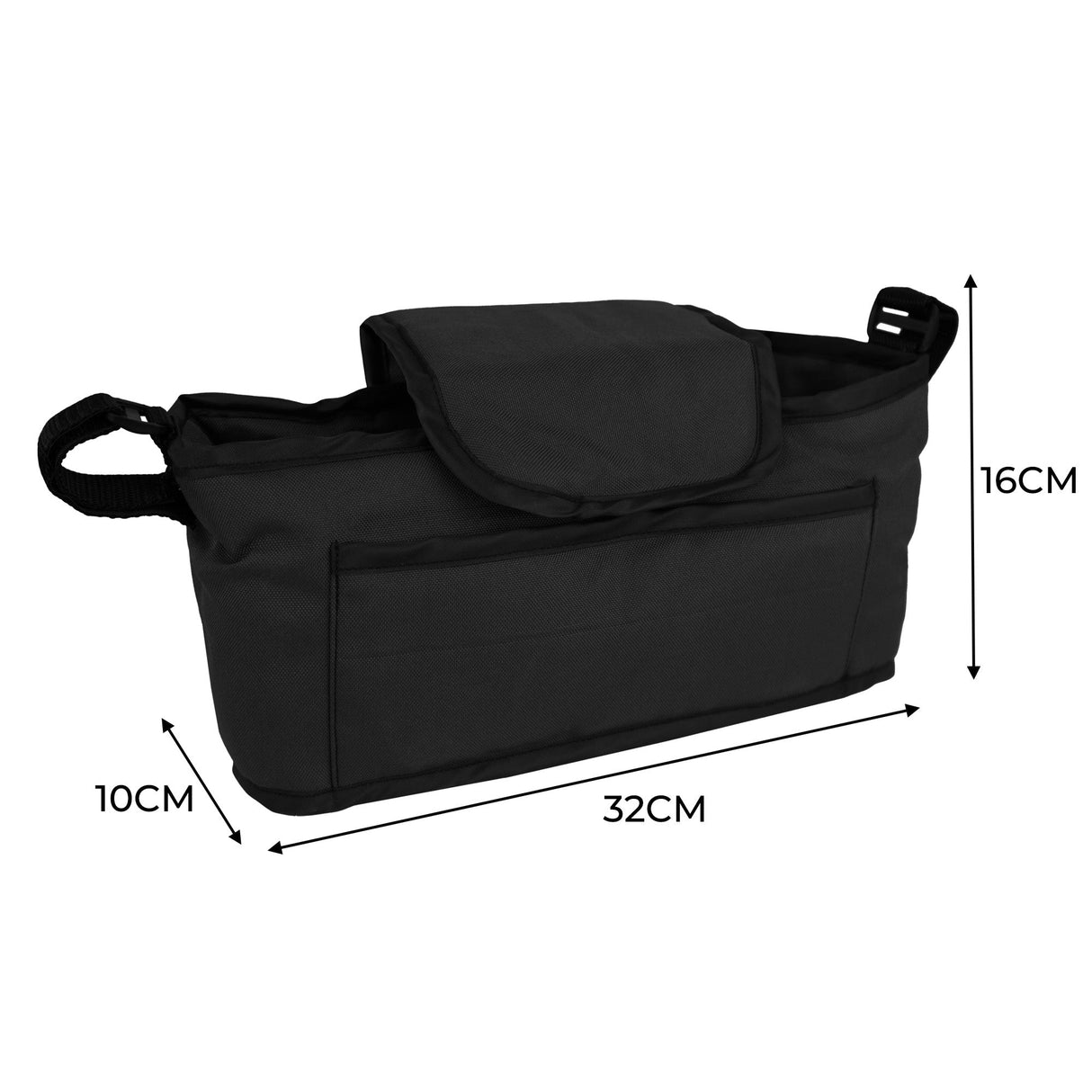 Pet Stroller Caddy Bag - Black - Used - Good