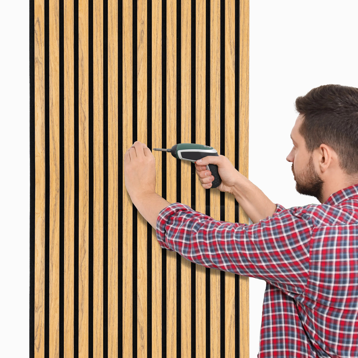 Acoustic Slat Wall Panel - Oak - Like New