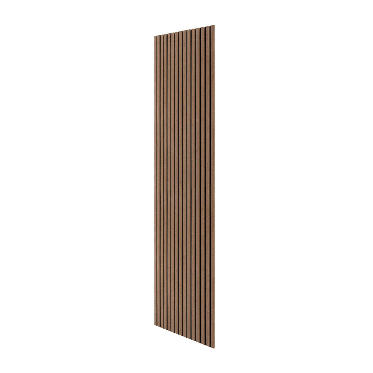 Acoustic Slat Wall Panels x 2 - Light Walnut - Like New
