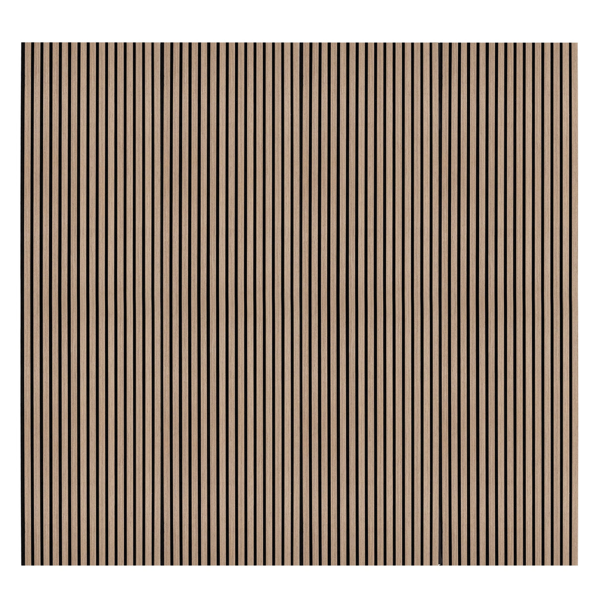 Acoustic Slat Wall Panels x 2 - Light Walnut - Like New