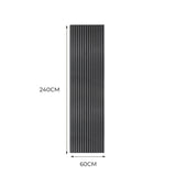 Acoustic Slat Wall Panel – Anthracite Grey - Used - Acceptable