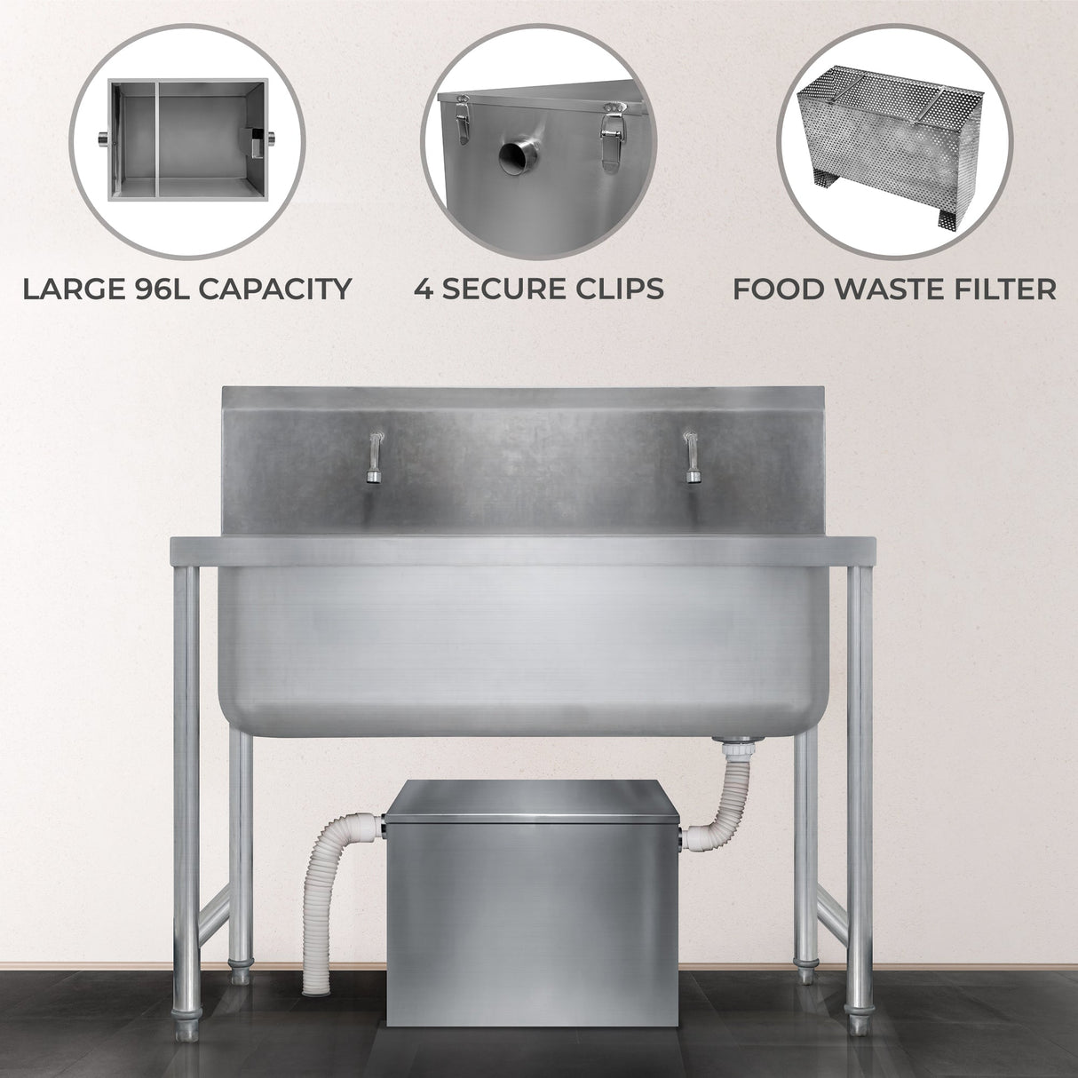KuKoo Grease Trap - 96 Litres - Used - Acceptable