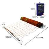 Electric Fence Energiser & Poultry Netting - 50m - Used - Acceptable
