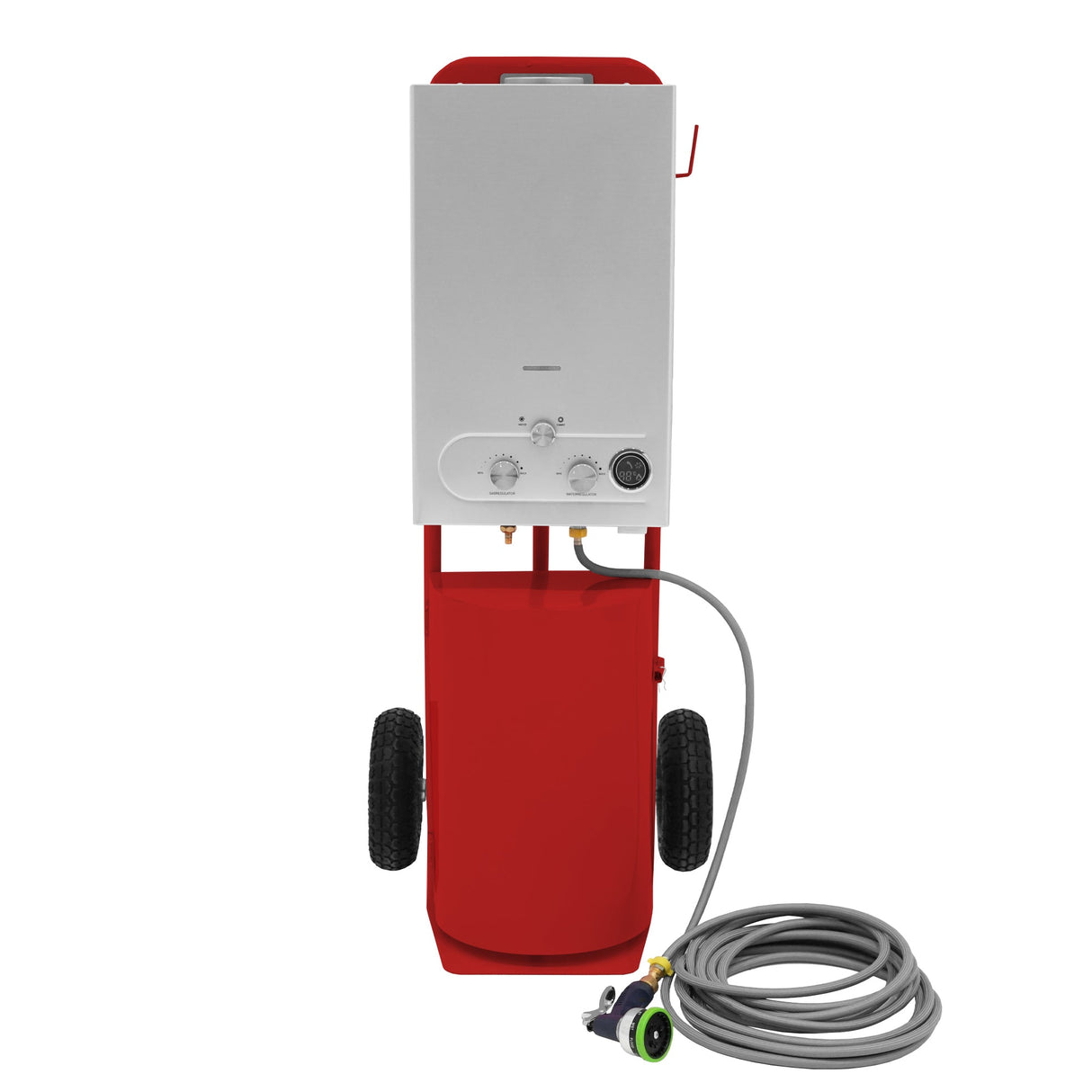 Deluxe Portable Horse Shower - Red - Used - Very Good