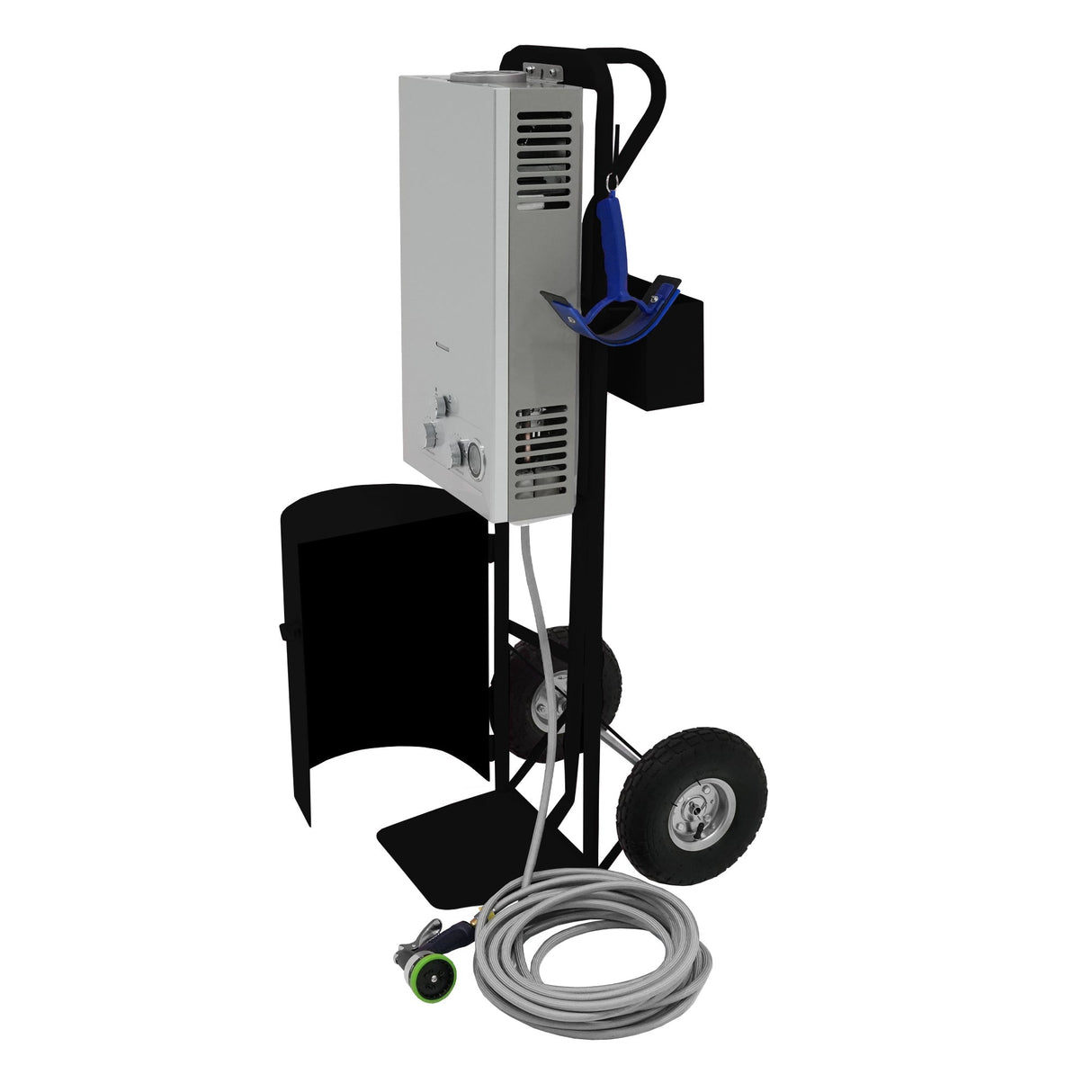 Deluxe Portable Horse Shower - Black - Used - Very Good