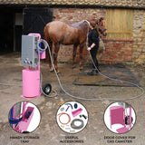 Deluxe Portable Horse Shower - Pink - Used - Very Good