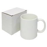 36 White Sublimation Mugs With Boxes & Heat Tape Roll - Like New