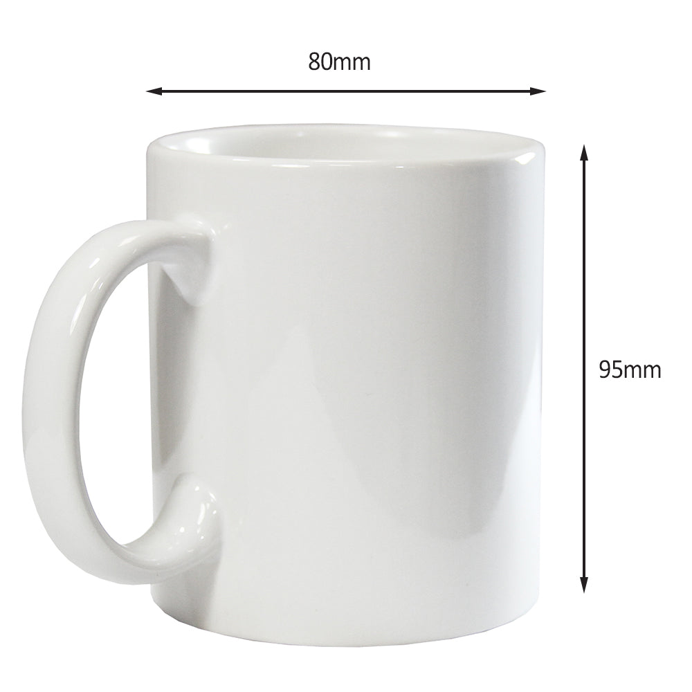 36 White Sublimation Mugs With Boxes & Heat Tape Roll - Like New