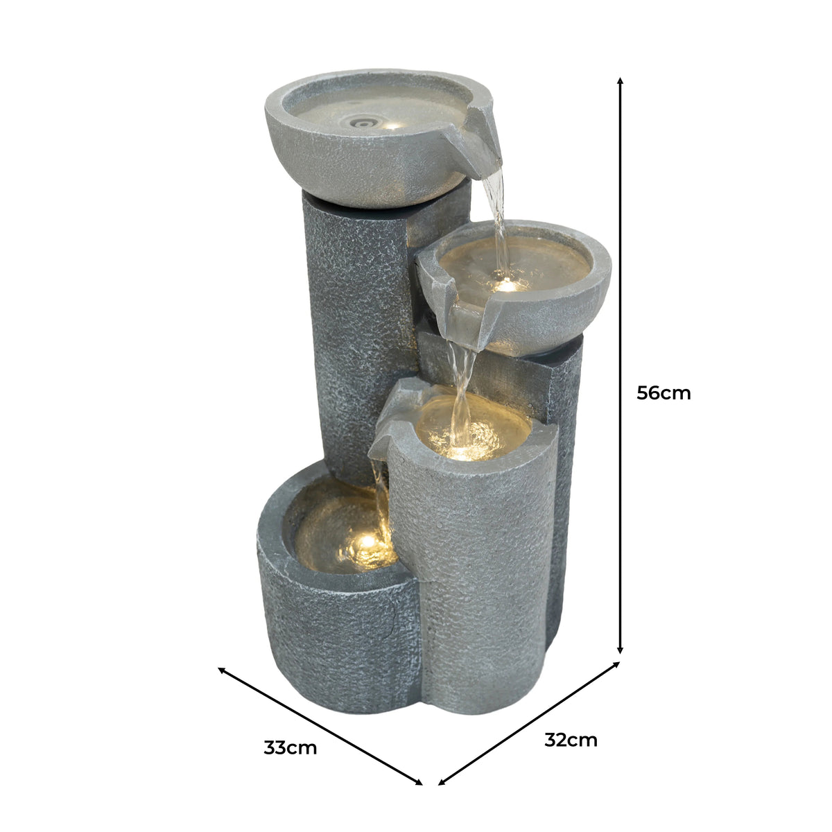 Electric Water Feature - Tranquil Tiers - Used - Acceptable