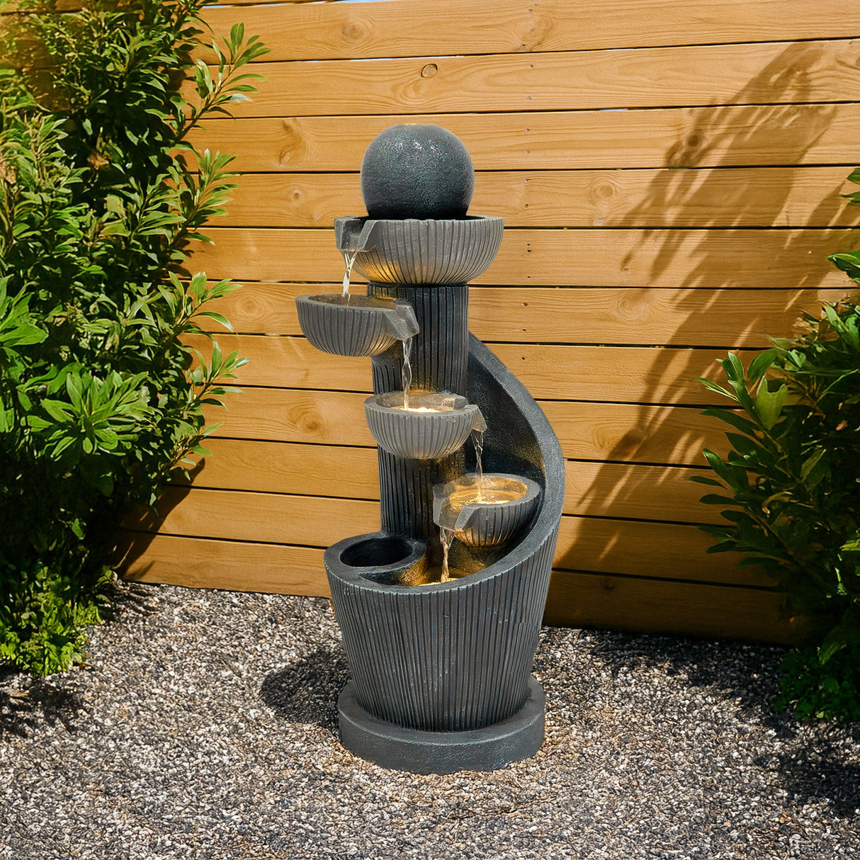 Electric Water Feature - Spiral Springs - Like New