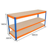 S-Rax 3 Tier Workbench - 180cm x 60cm x 90cm - Used - Acceptable