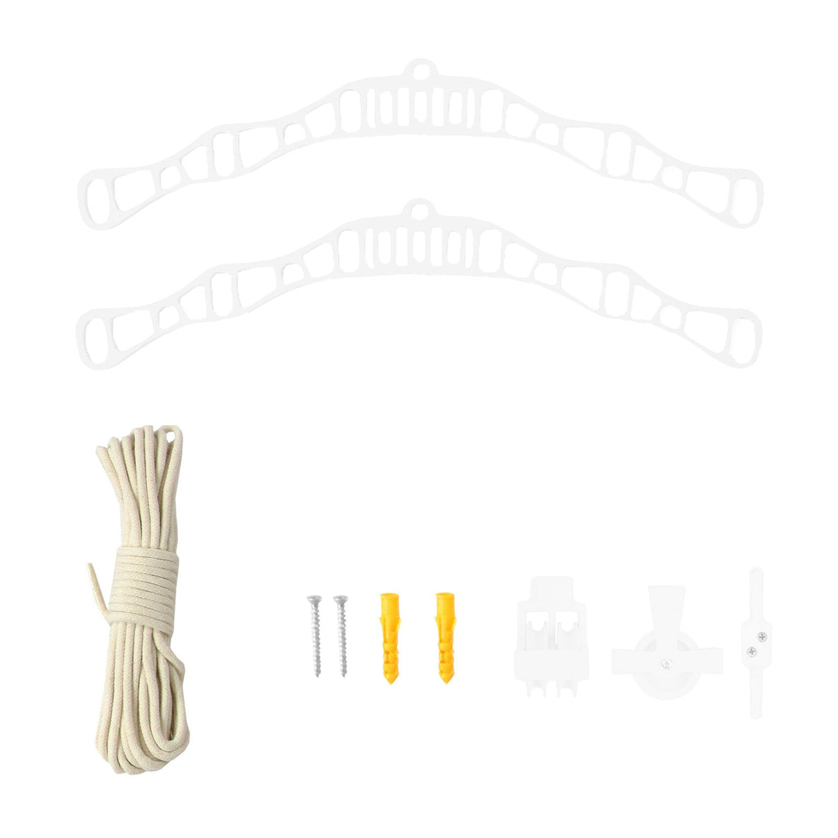 Clothing Airer Ceiling Pulley - White - 0.9m - Used - Acceptable